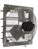 shutter mounted fan